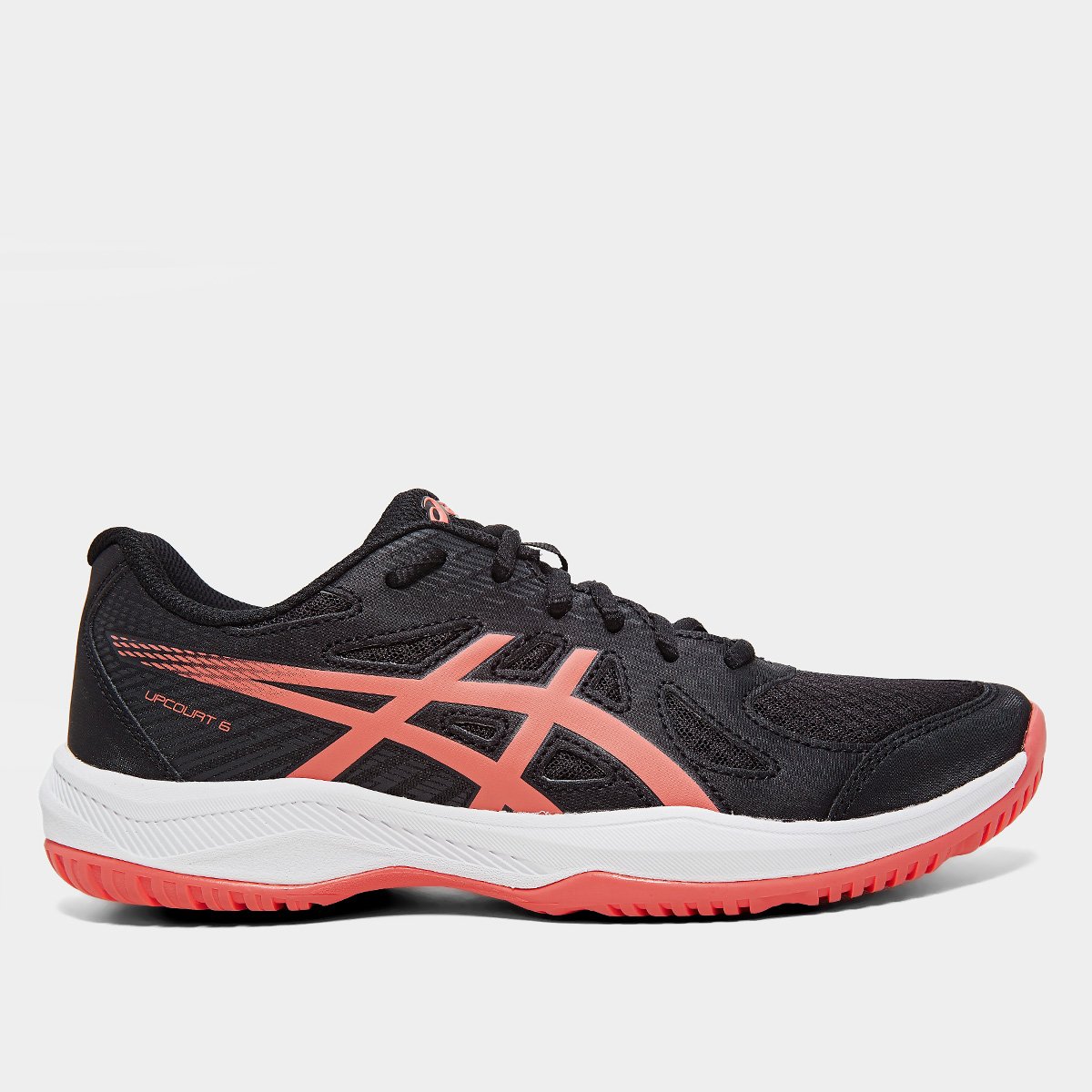 Miniatura Tênis Asics Upcourt 6 Feminino Preto+Laranja - 37