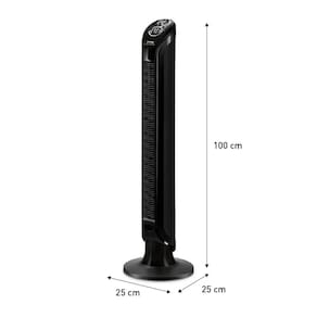 Ventilador de Torre Arno Eole Infinite NEOL 40W 3 Velocidades Silencioso Preto 110V