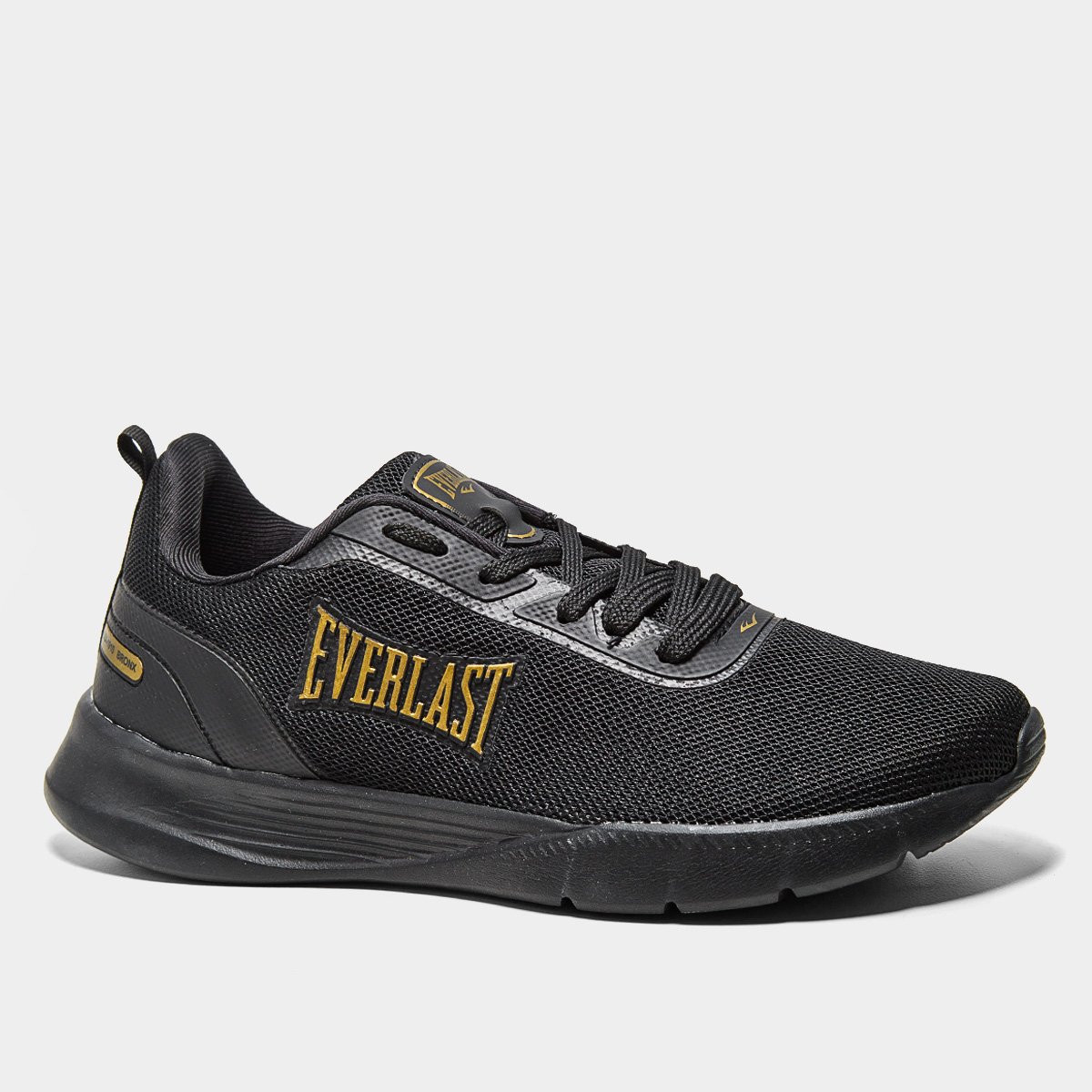 Miniatura Tênis Everlast Star Preto+Dourado - 34