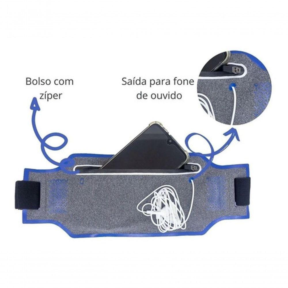 Miniatura Pochete Ultra Slim Corrida Doleira Academia Porta Celular