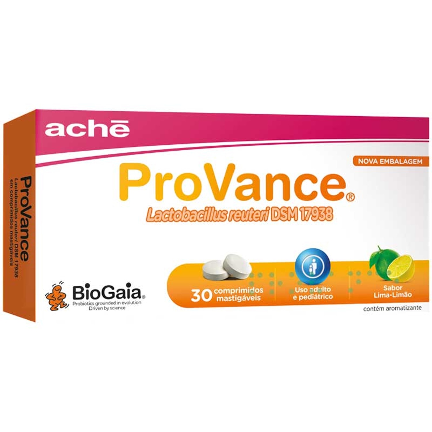 Miniatura Provance Sabor Lima-Limao 30 Comprimidos