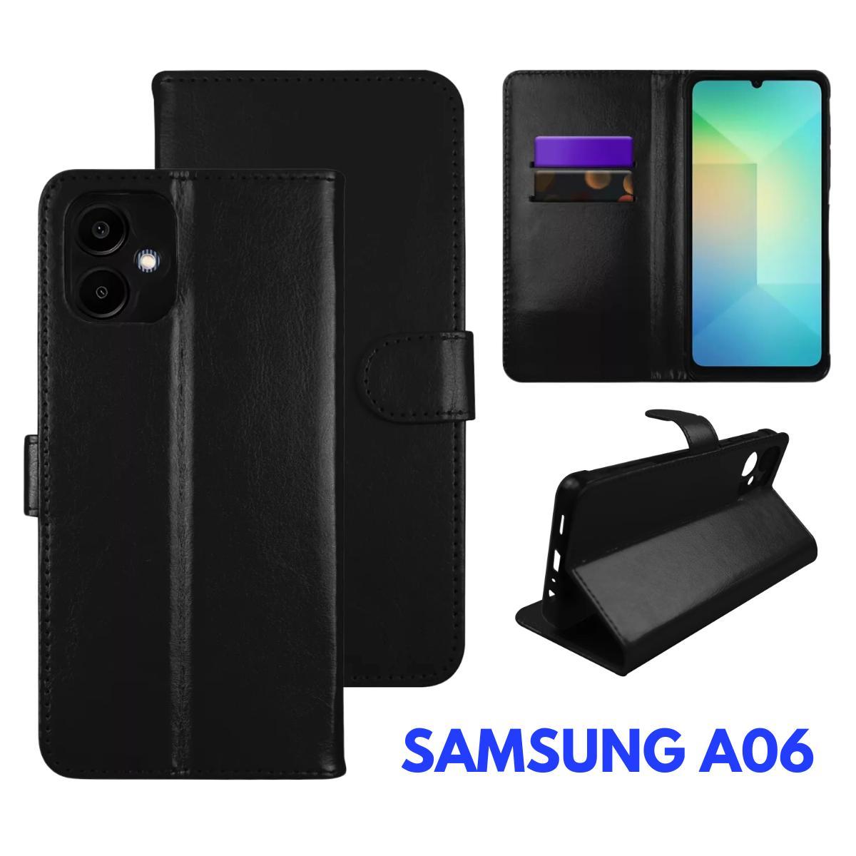 Miniatura Capa Capinha Carteira Estojo Flip Compatível Samsung A06