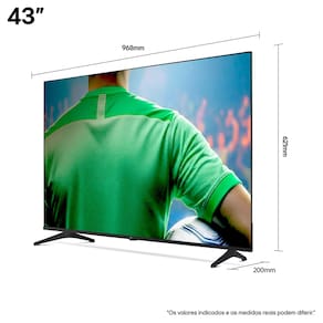 Smart TV 4K LG 43" UHD 43UA7500PSA Processador a7 Gen8 Alexa Integrado Otimizador de Jogos