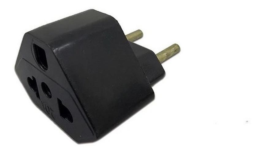 Miniatura Plug Adaptador De Tomada Preto 20A Universal