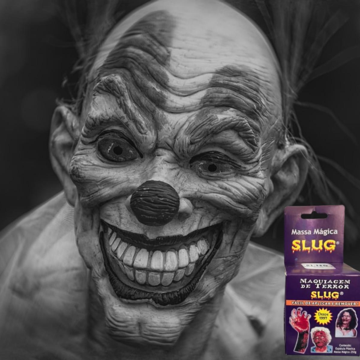 Miniatura Massa Maquiagem De Terror Efeitos Moldavel Slug 250 Gr