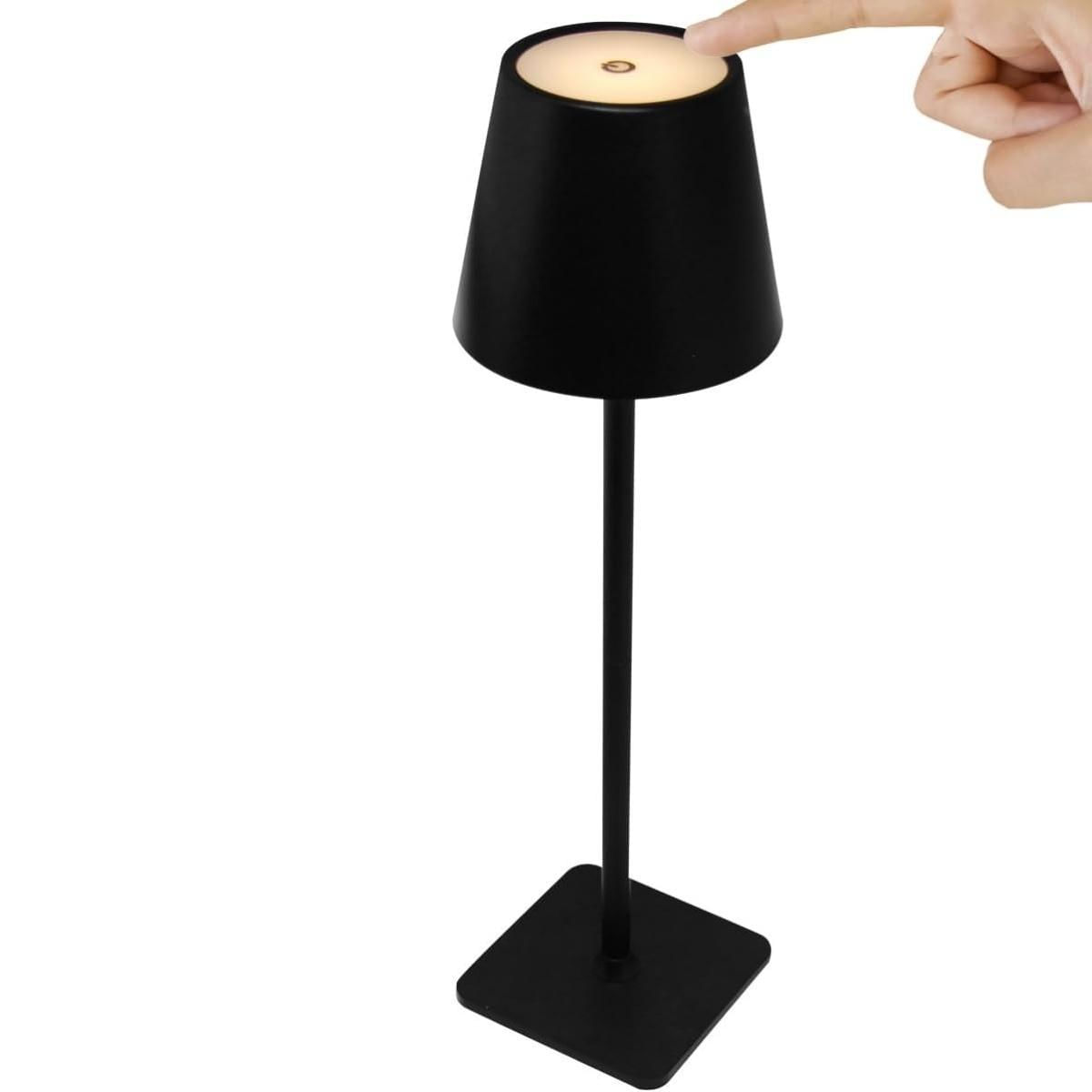 Miniatura Abajur Moderno Recarregável Usb C Luz Led Articulada Mesa