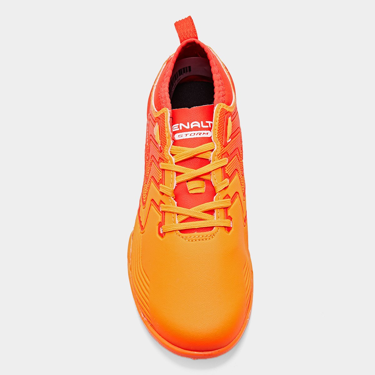 Miniatura Chuteira Society Penalty Storm Y-3 Masculina Laranja+Branco - 28