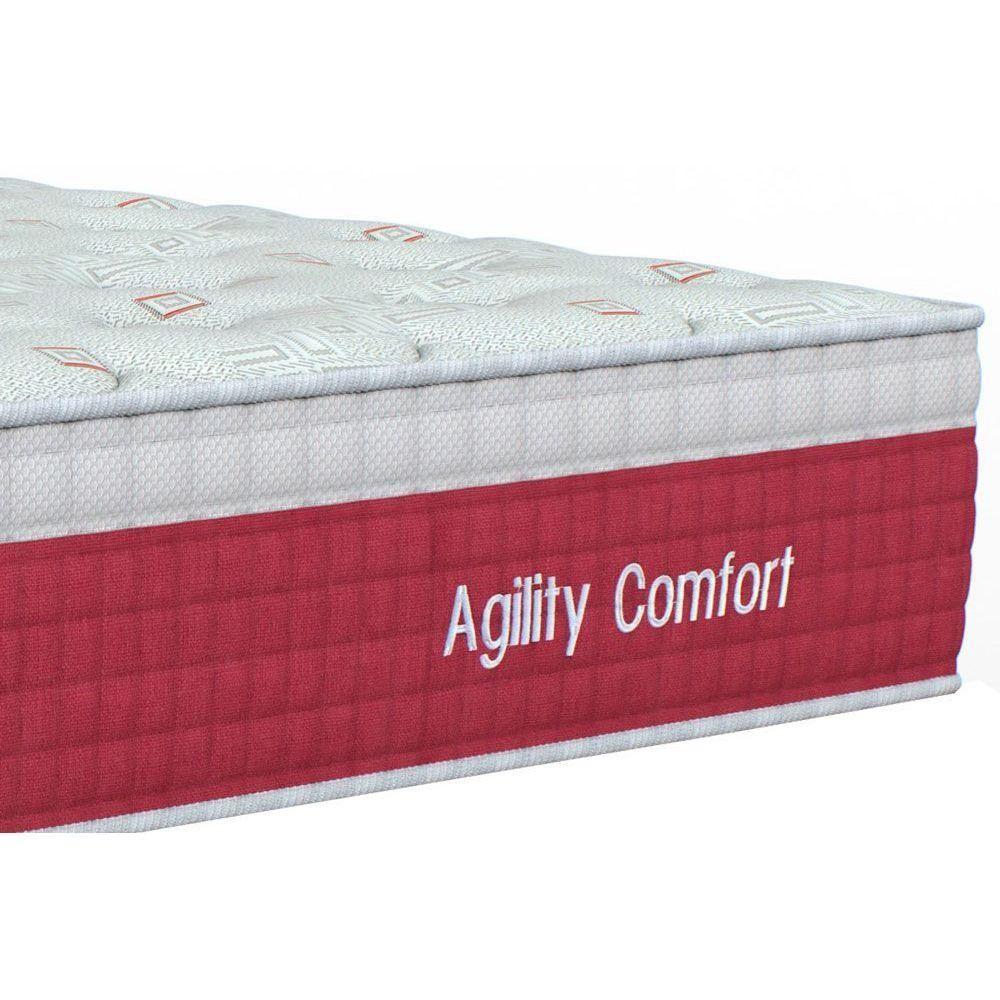 Miniatura Colchão King Molas Ensacadas Agility Confort Euro Pillow (193x203x33) Orthoflex