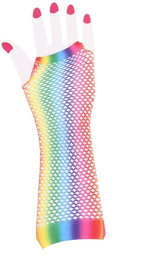 Miniatura Luva Arrastão Arco Iris Rainbow Colorida- 20Cm