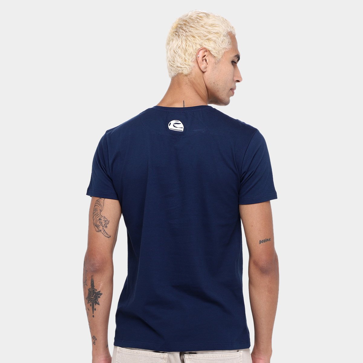 Miniatura Camiseta RB111 Rubens Barrichello Round Masculina Marinho - G