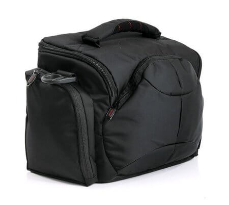 Miniatura Bolsa Fotográfica para Câmeras e Filmadoras Aerfeis NB-0123BLK/RED