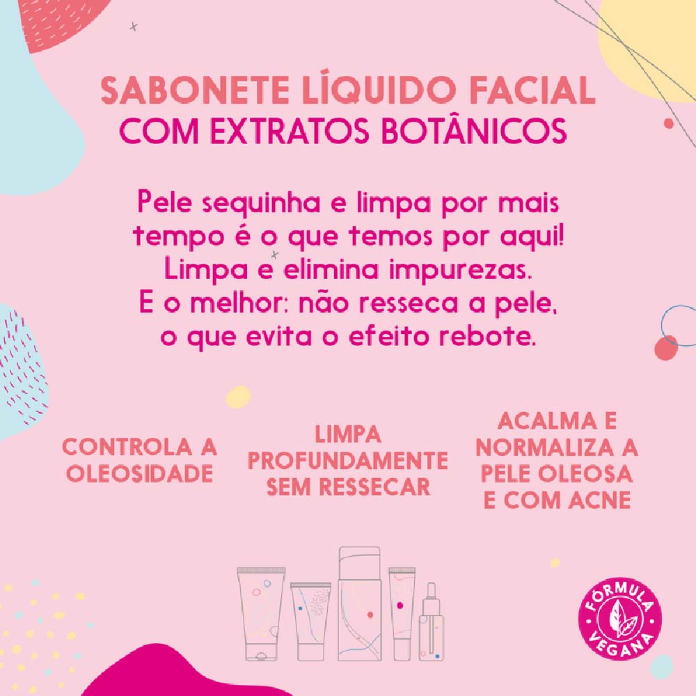Miniatura Sabonete Líquido Facial Acne Defense Ricca 150g