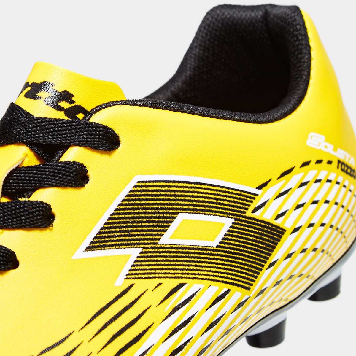 Chuteira Campo Lotto Solista Razzo Unissex Amarelo+Preto - 37