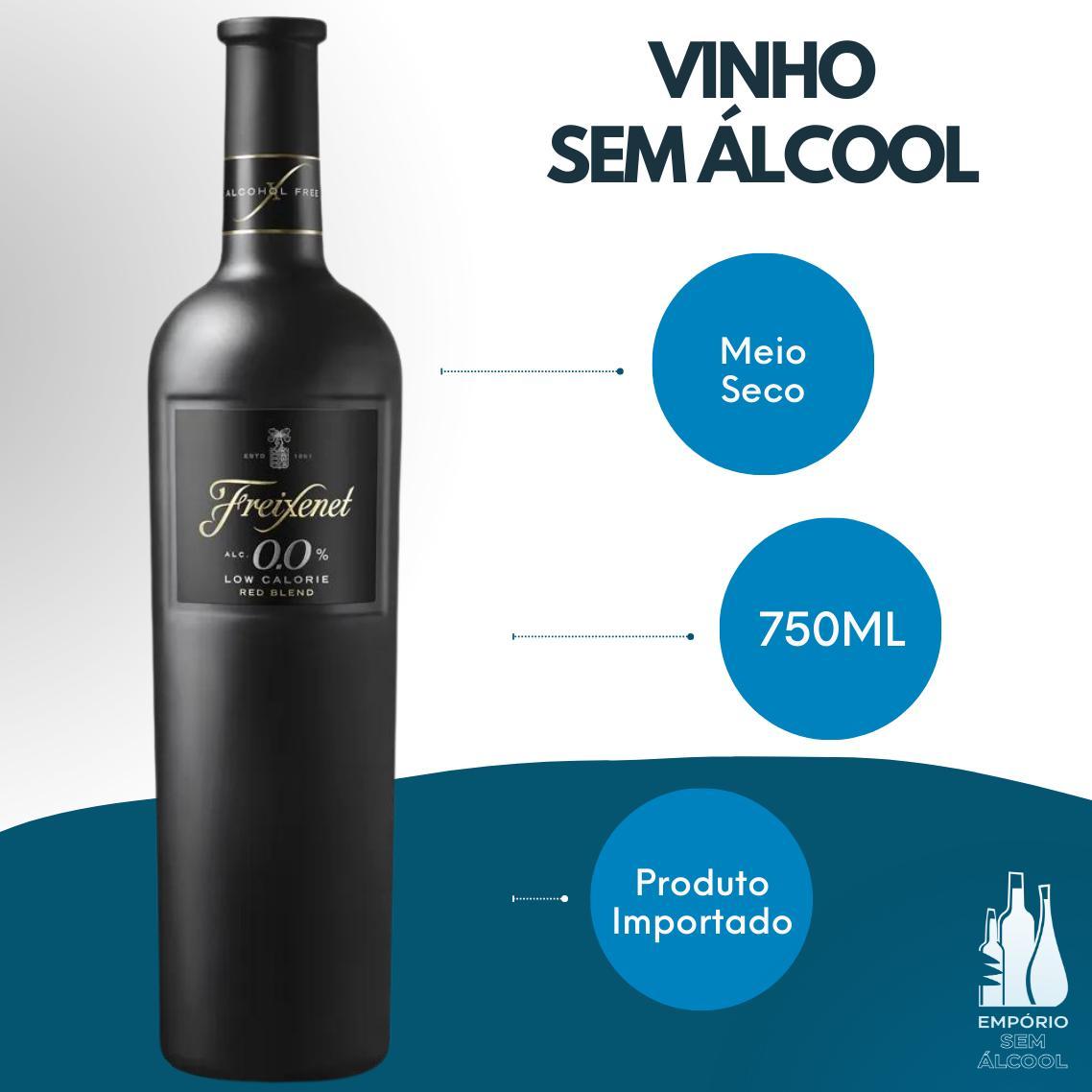 Miniatura Vinho Sem Álcool Freixenet Tinto 0,0% - 750Ml - Alemanha