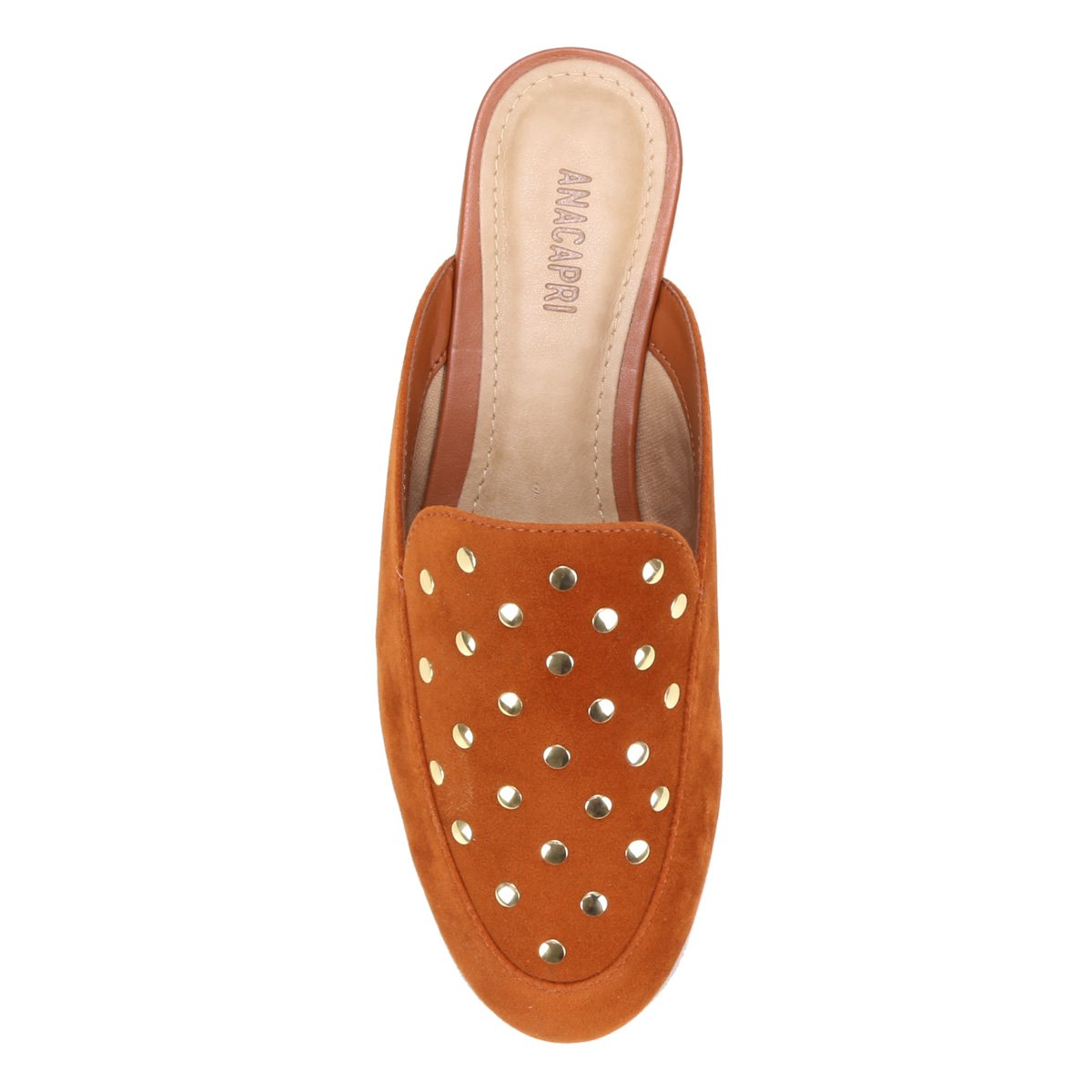 Miniatura Mule Anacapri Tachas Feminino Marrom - 34