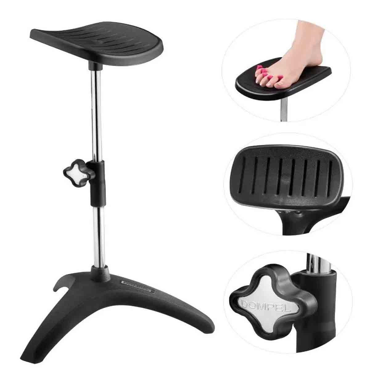 Miniatura Cadeira Ciranda Manicure Pedicure Com Mesa + Suporte P/Pes