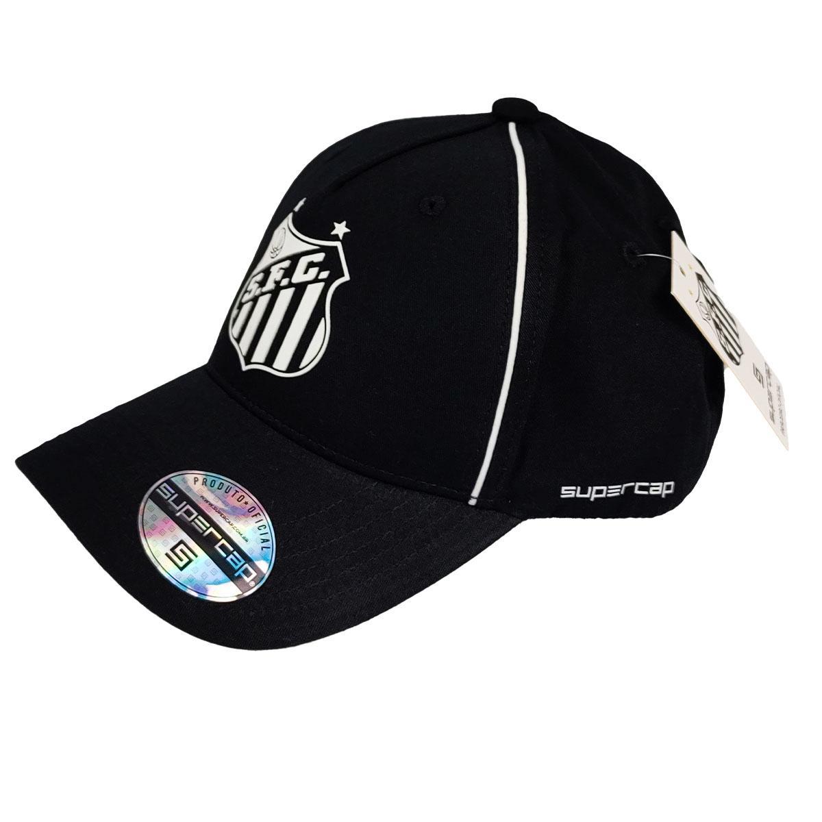 Miniatura Boné Santos F. C. Path Preto Americano - Unissex Licenciado