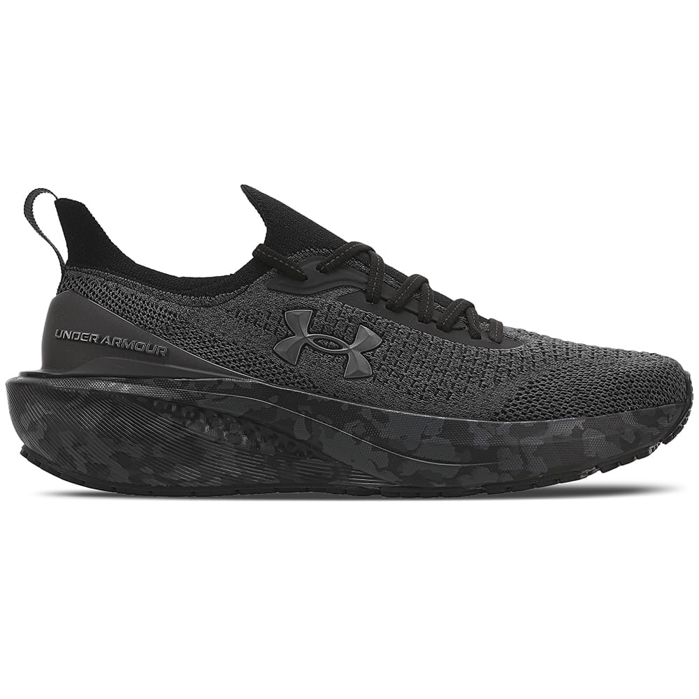Miniatura Tênis de Corrida Under Armour Charged Quicker 2 34 Cinza