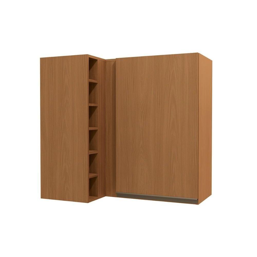 Miniatura Módulo Cozinha Kappesberg Maxxi Armário Canto Reto G768 C- 1 Porta 98cm Canela-kappesberg