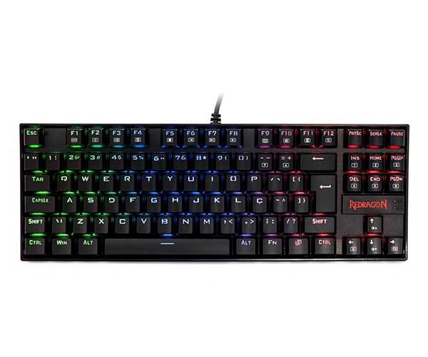 Miniatura Teclado Gaming Redragon Kumara Mecanico RGB Switch Black