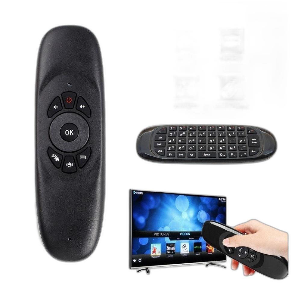 Controle Mini Teclado Air Mouse Wireless Sem Fio Android Tv