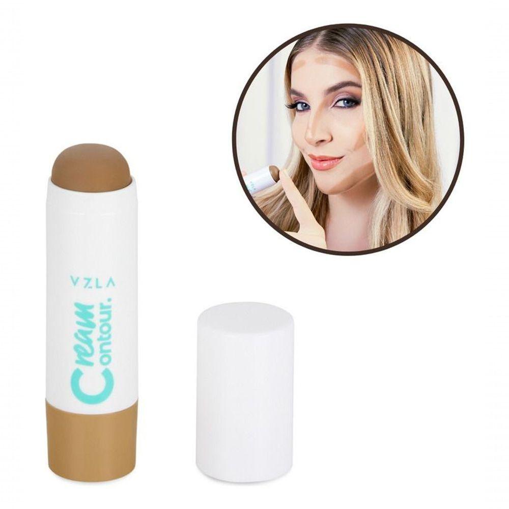 Miniatura Cream Contour Contorno Em Stick - Vizzela 7g - Cor 01