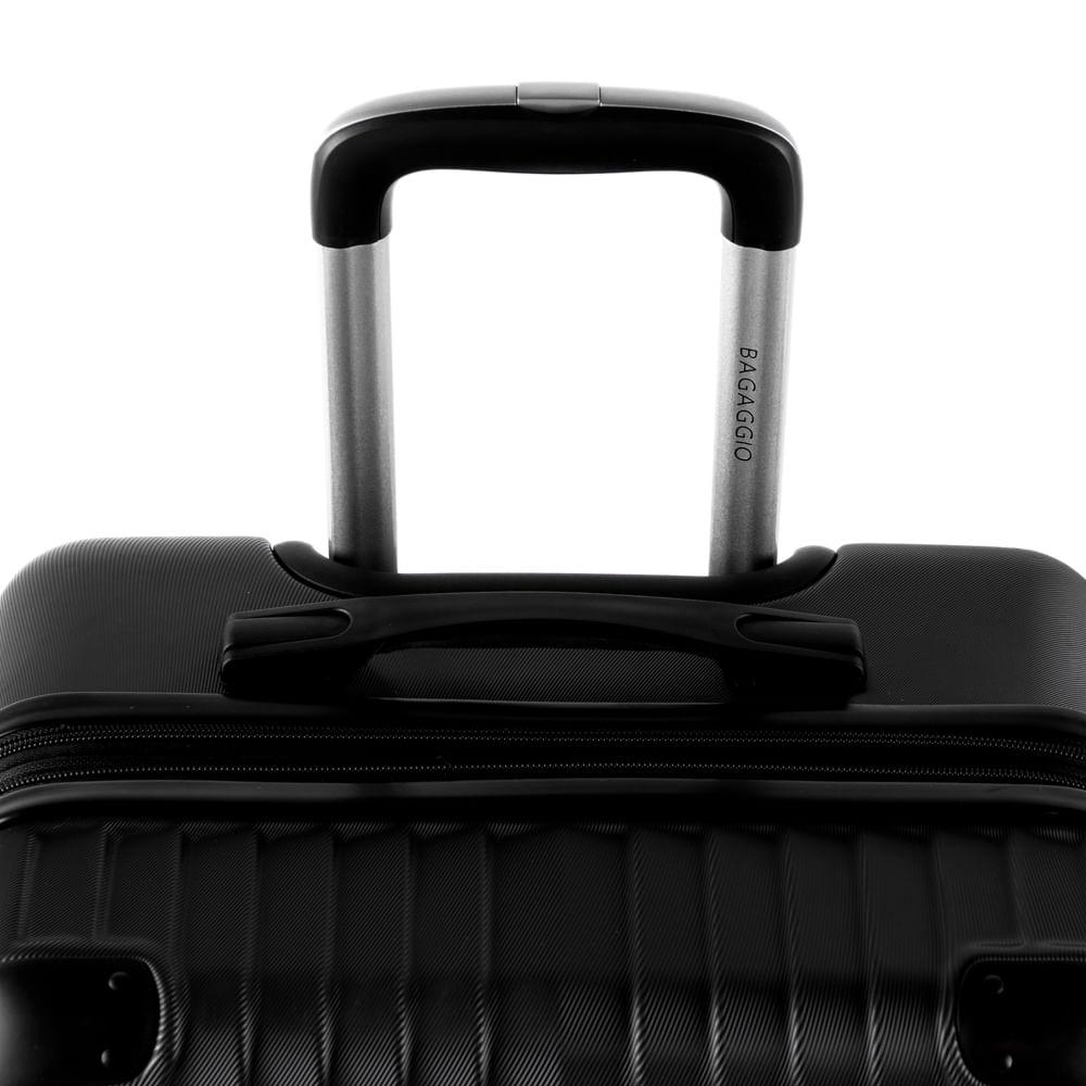 Mala Média 23 Kg ABS 4 Rodas Turquia II Preta Preto - M