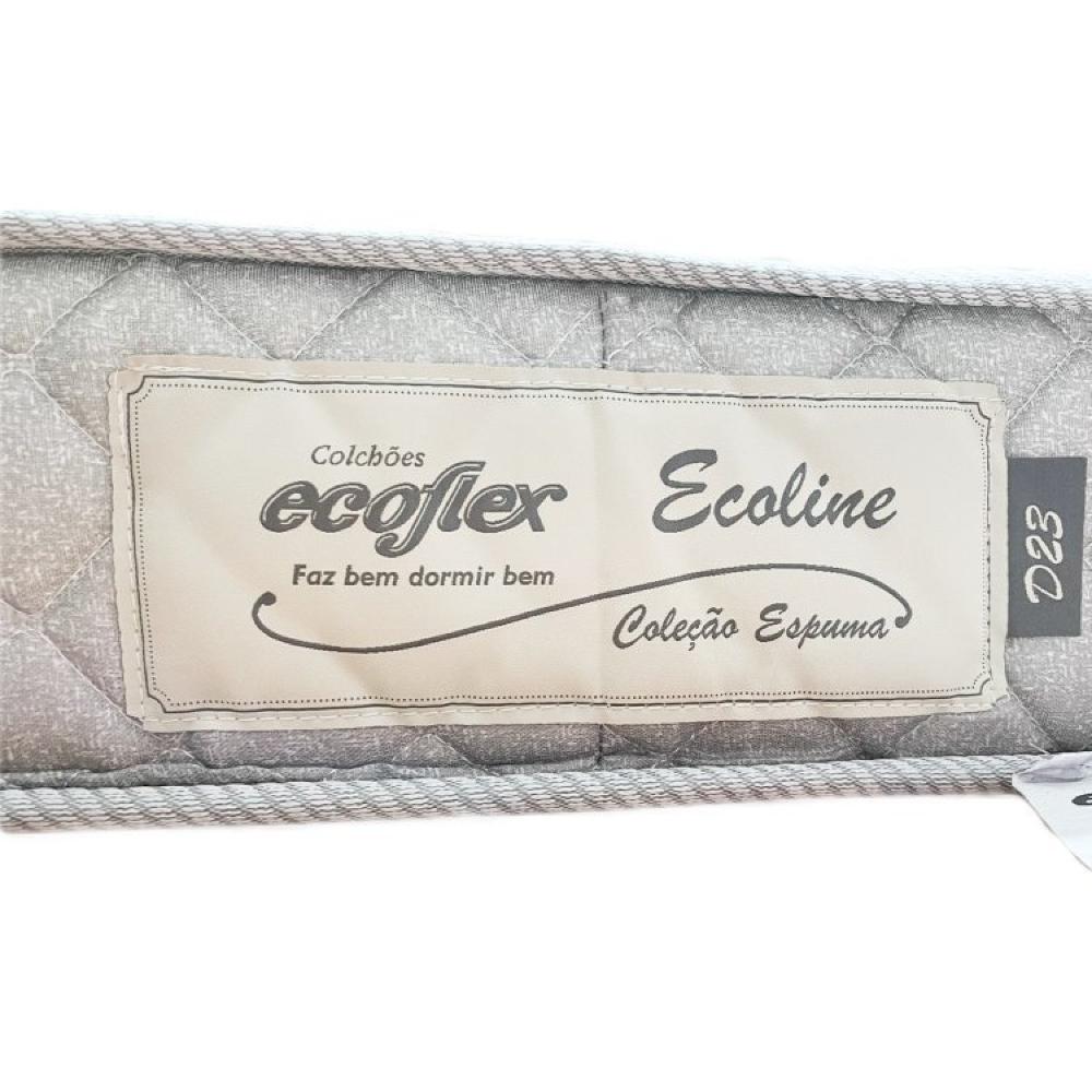 Bicama Box Solteiro King com Colchão Gran Sleep Ecoflex Molas Verticoil Suede 96x203cm Marrom