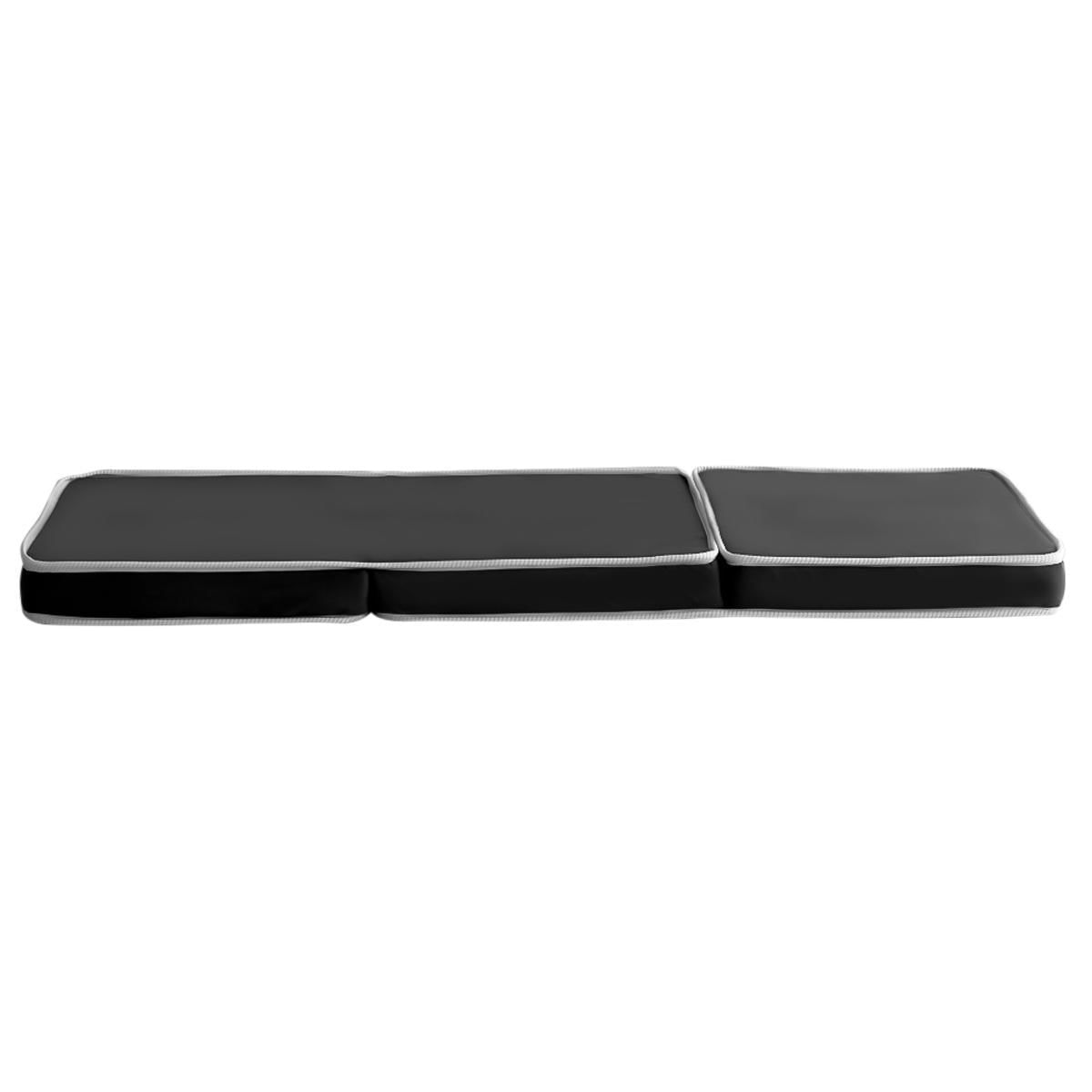 Miniatura Puff Dobrável Solteiro D33 Ortopédico 60Cm X 1,80Mt De Abrir