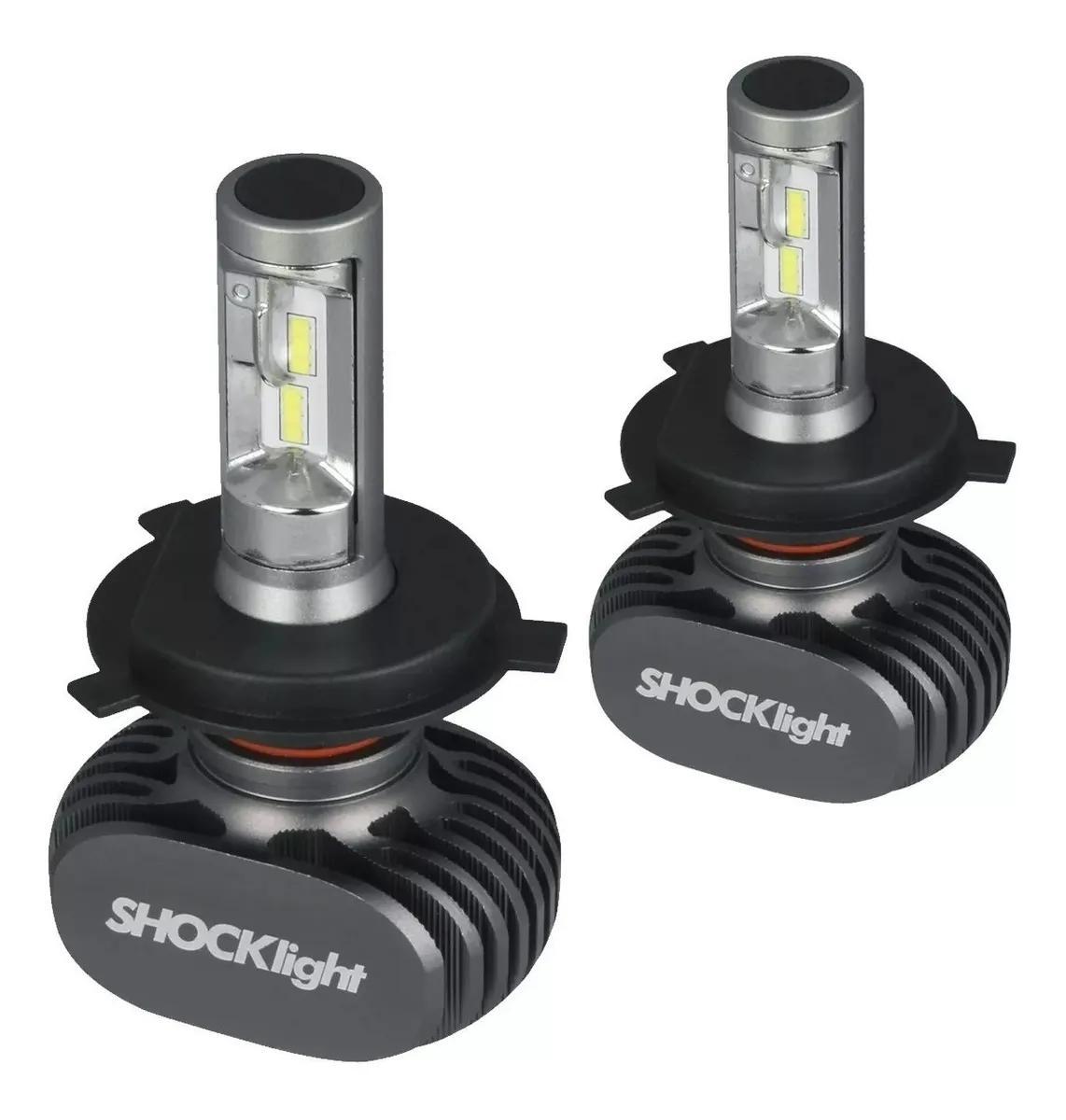 Miniatura Kit Lâmpada Ultra Led Titanium Shocklight H4 5000 Lumens