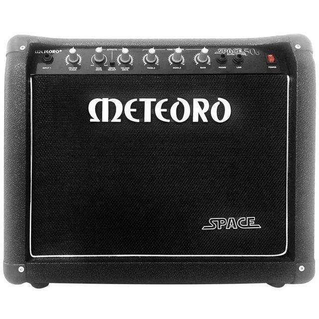 Miniatura Amplificador De Guitarra Meteoro Space 50W Rms
