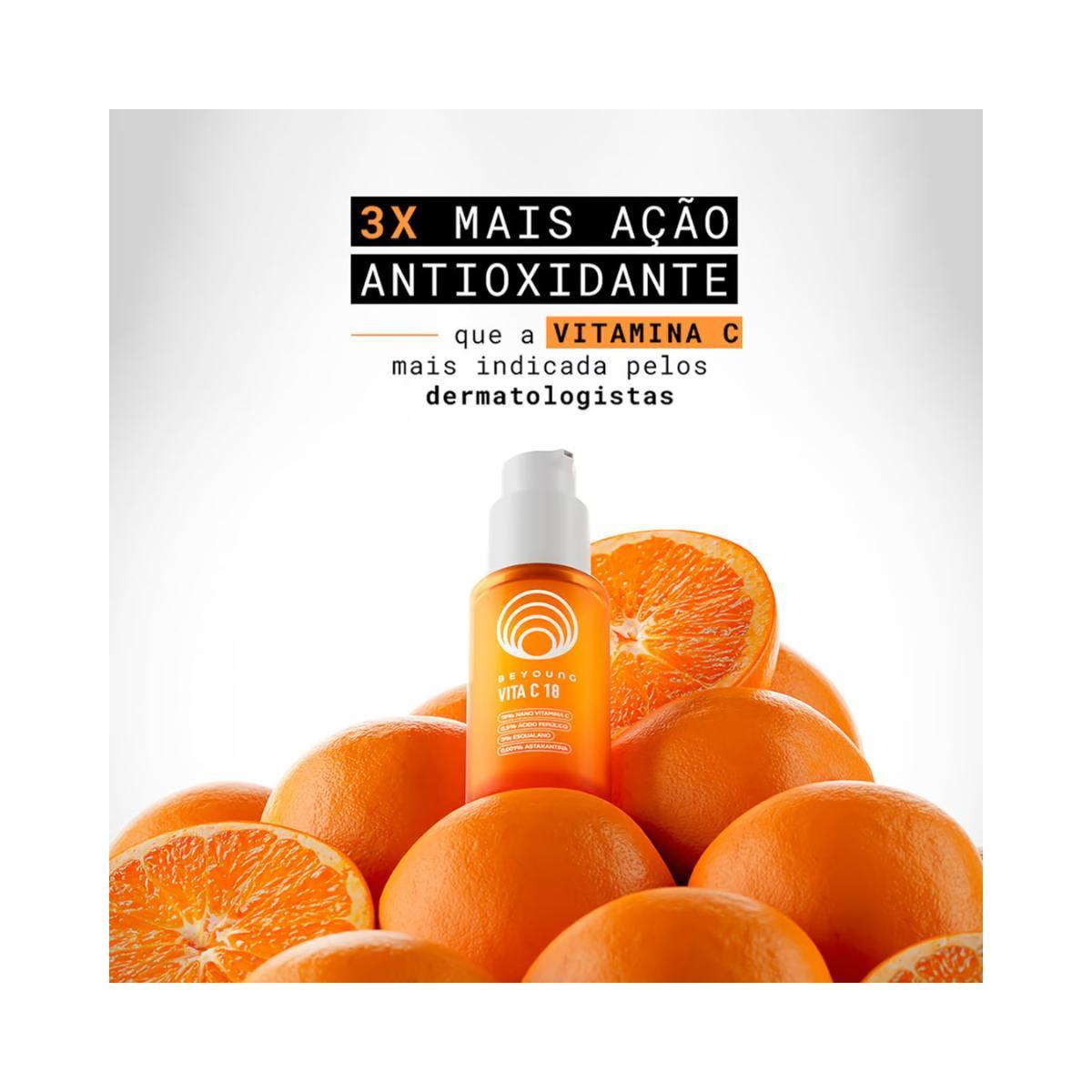 Miniatura Beyoung Vita C 18% De Nano Vitamina C 3% Esqualano Sérum 30M