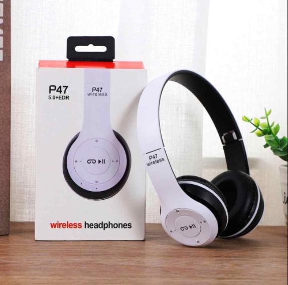 Fone De Ouvido Wireless P47 50Edr  Branco