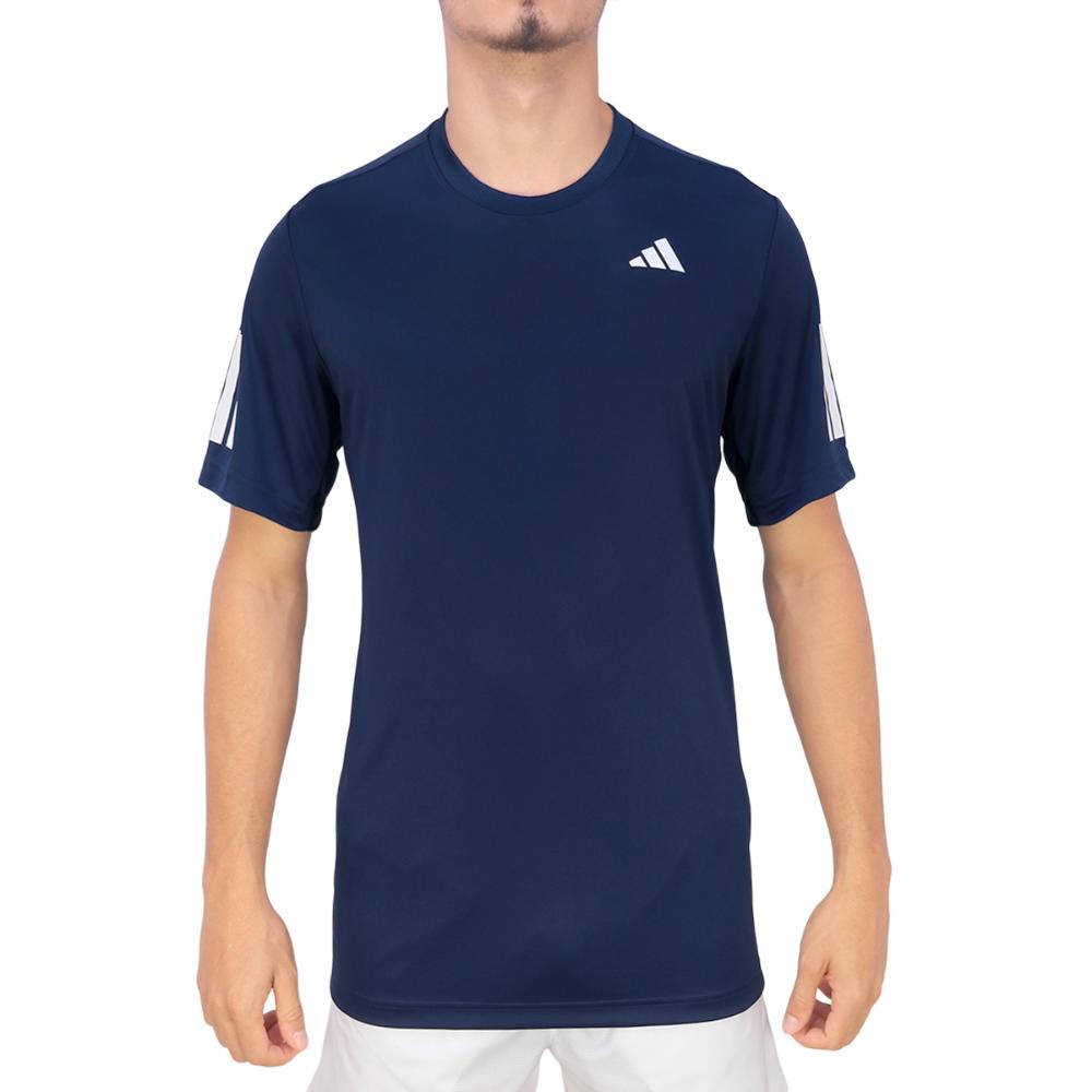 Miniatura Camiseta Adidas Club Tennis Climacool Três Listras Marinho G