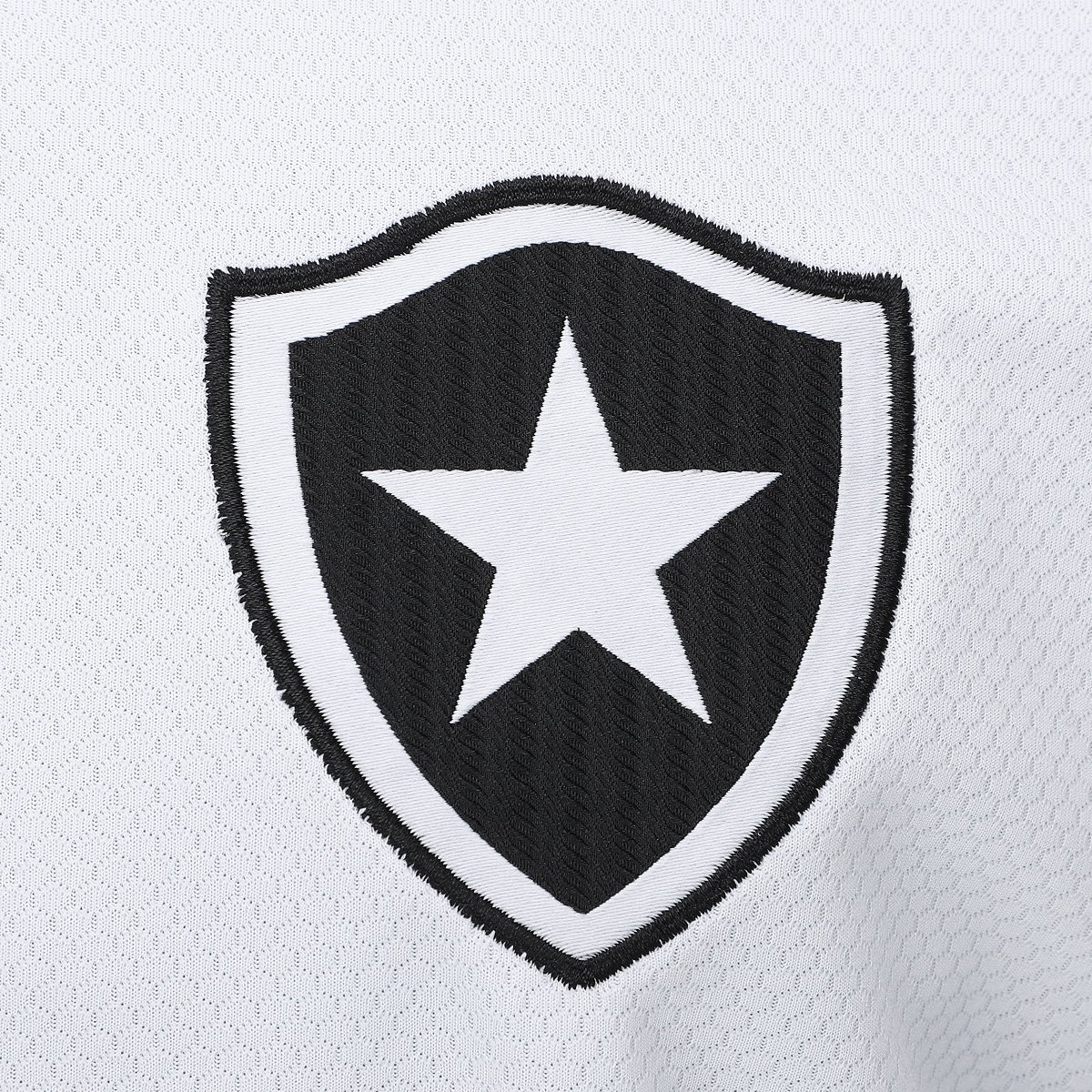 Miniatura Camisa Botafogo Retrômania Masculina Branco+Preto - G