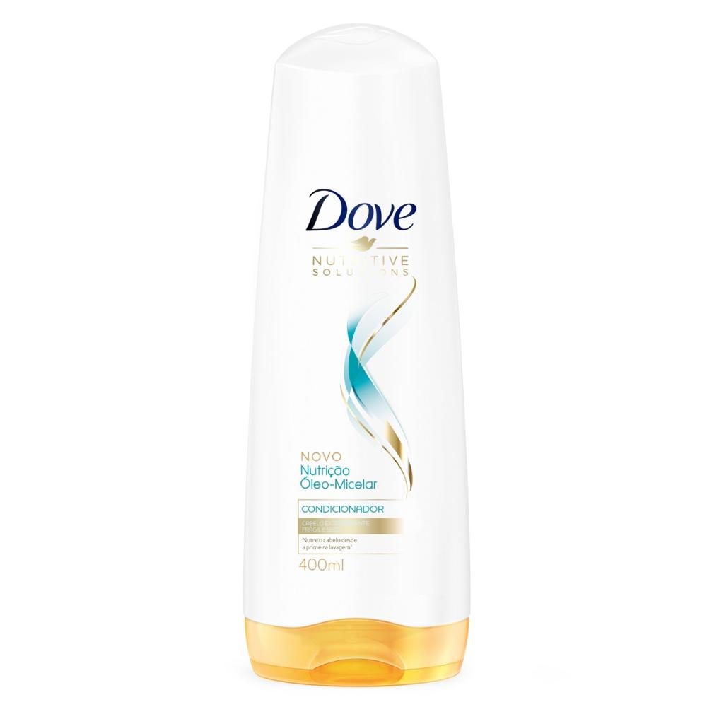 Miniatura Condicionador Dove Nutrição Micelar Óleo 400ml