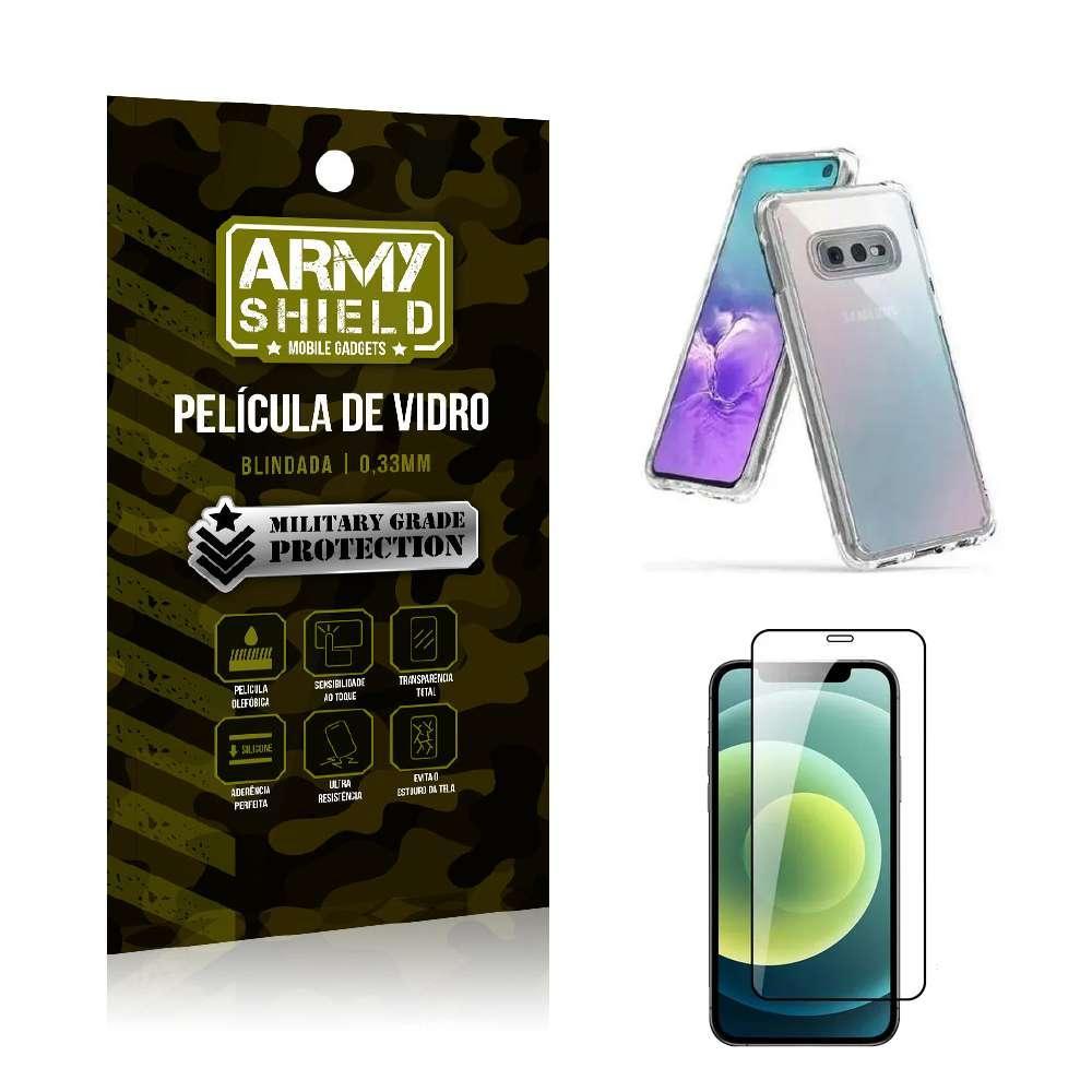 Miniatura Capa Capinha Samsung S10 E Anti Shock + Película De Vidro 3D