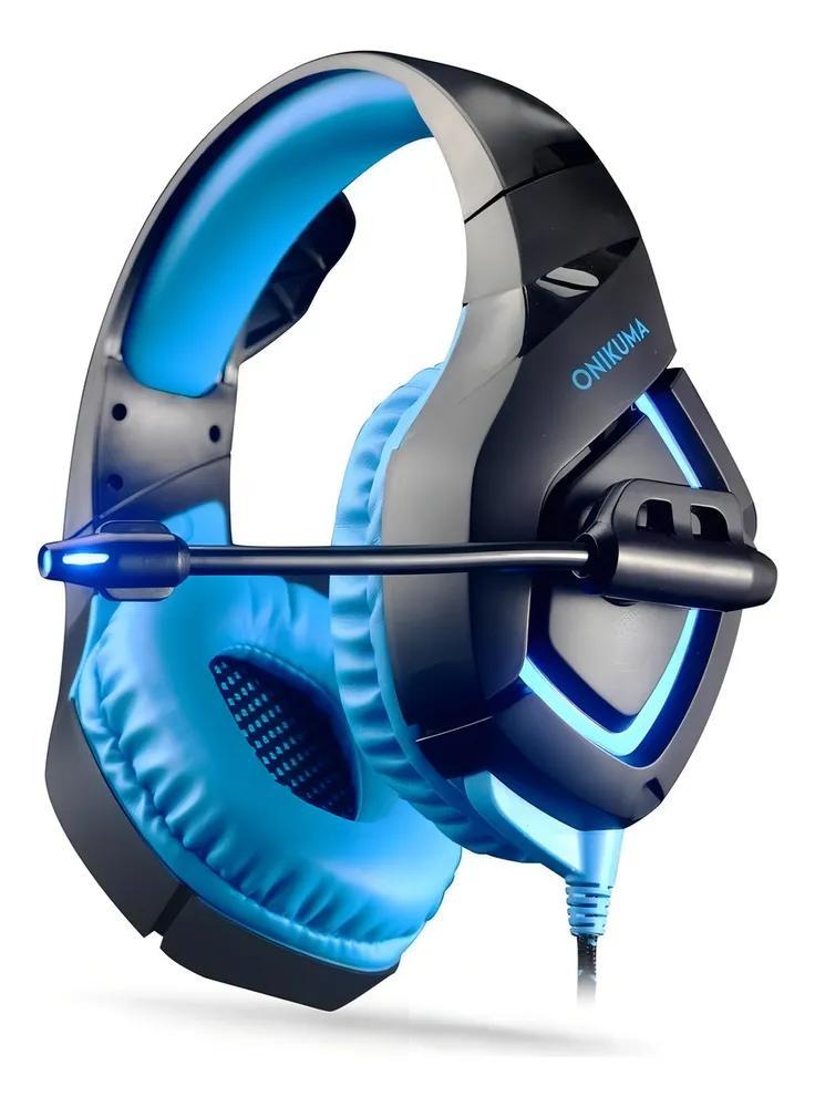 Miniatura Headset Gamer Onikuma K1-B: Imersão Total Com Led