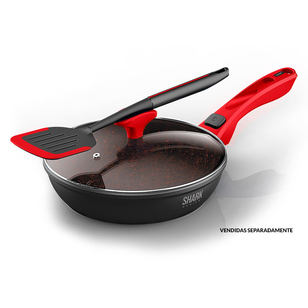 Panela Sauté Petit 20cm Ichef Ultra Polishop Shark Series - Vermelha | Ichef
