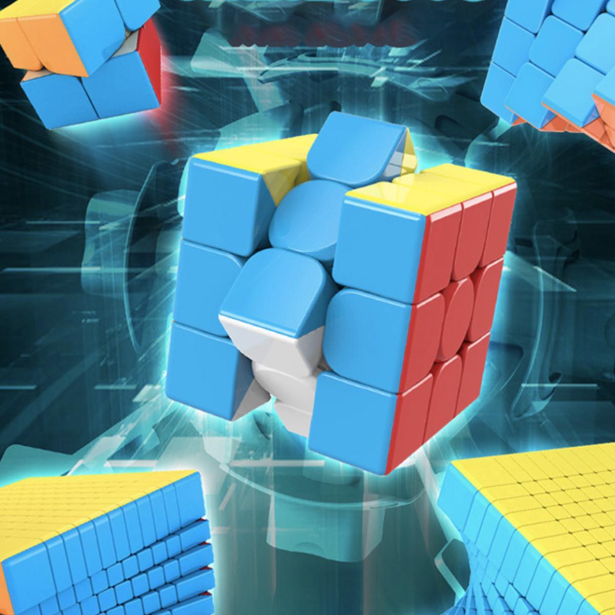 Cubo Mágico 3X3X3 Para Jogo De Diversão Colorido