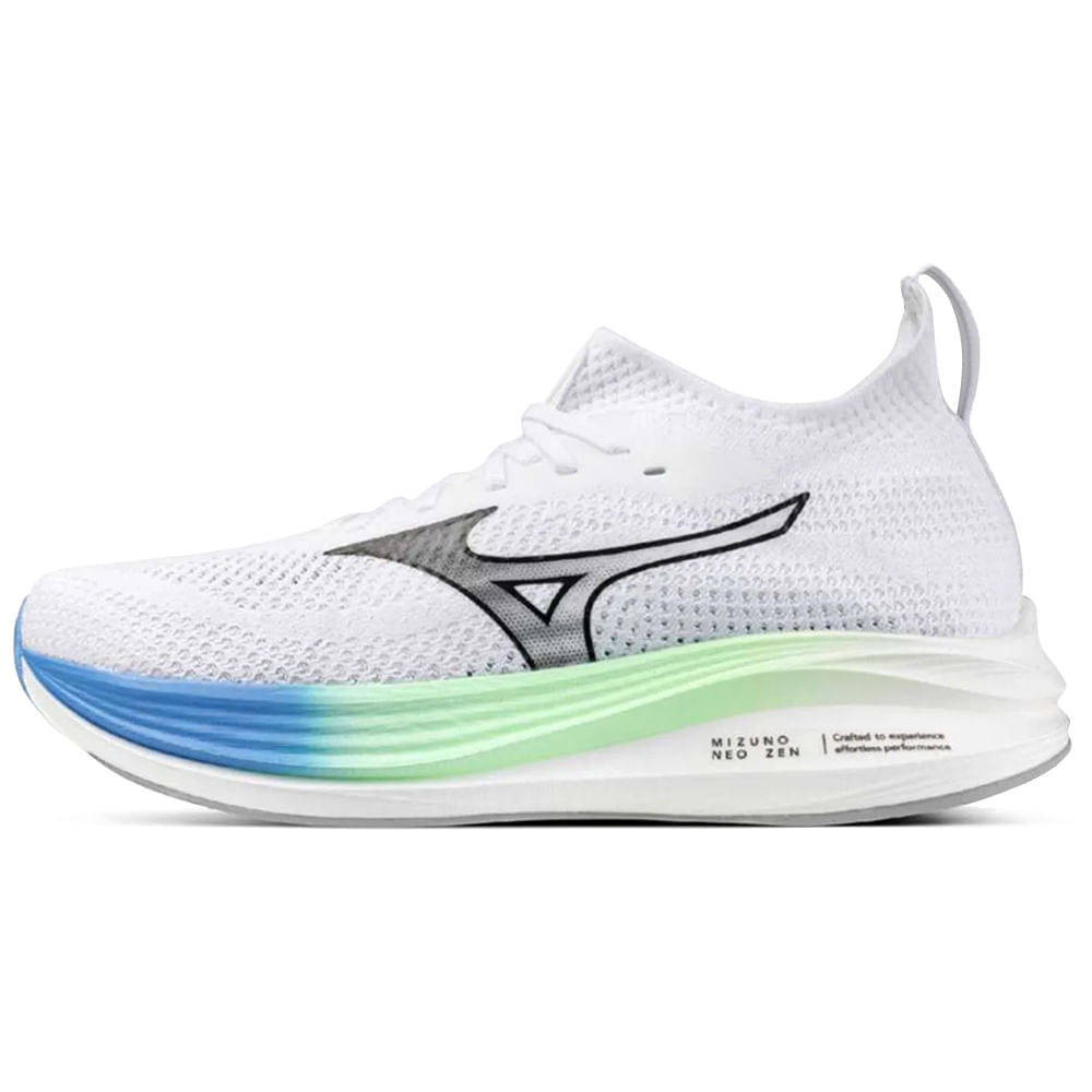 Miniatura Tênis de Corrida Masculino Mizuno Neo Zen 45 Branco