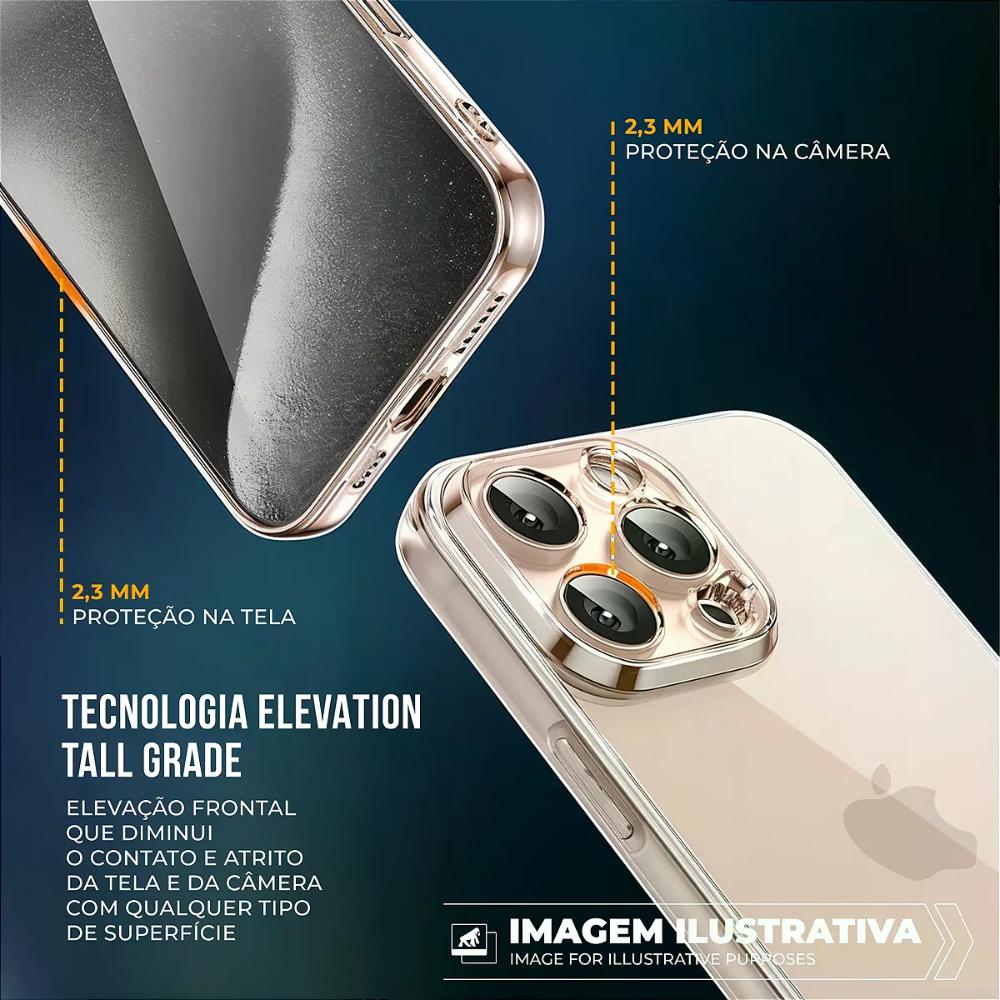 Miniatura Capa case capinha para iPhone 16E - Crystal Slim - NÃO AMARELA - Gshield