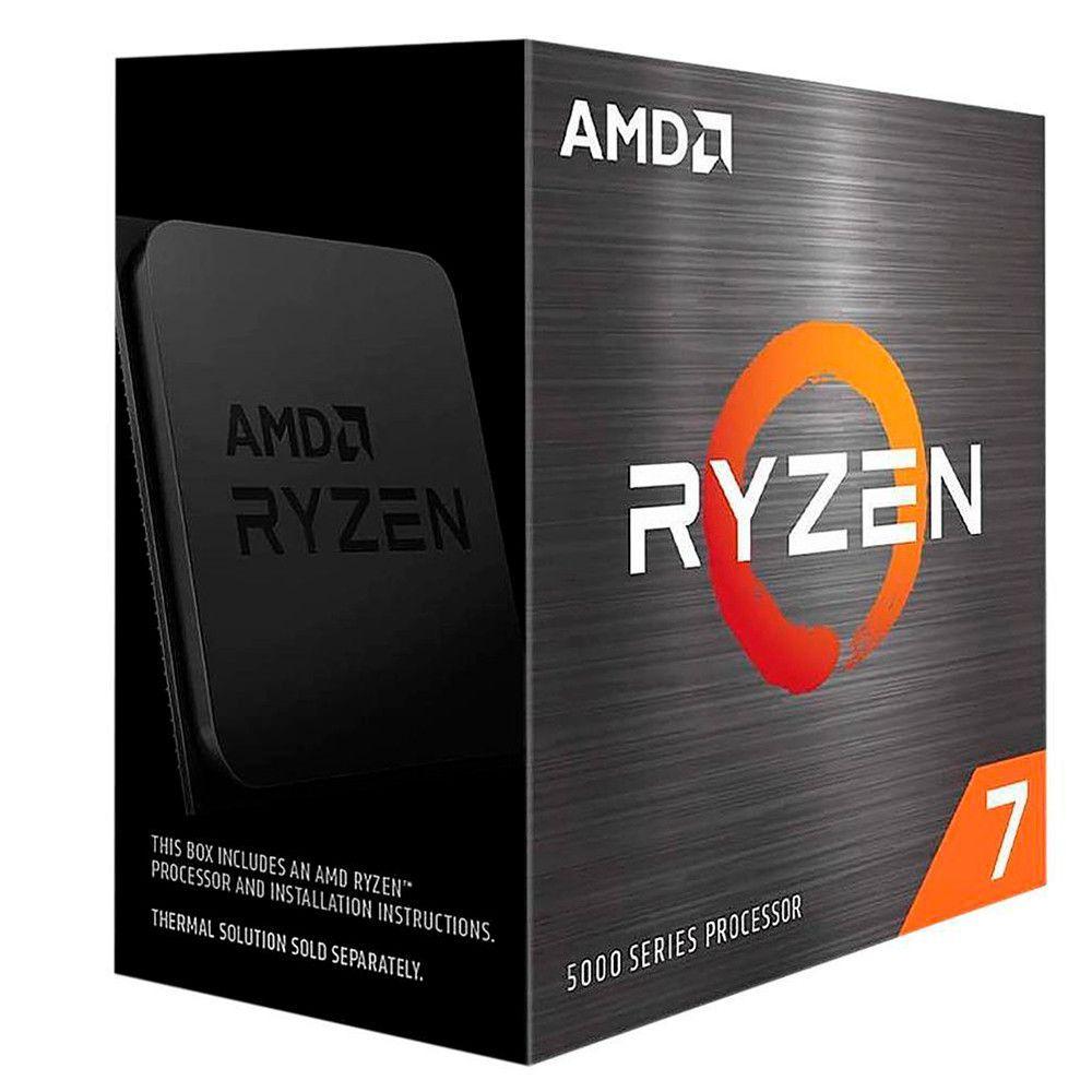 Miniatura Processador Amd Ryzen 7 5700x 36mb 3.4ghz - 4.6ghz Prata