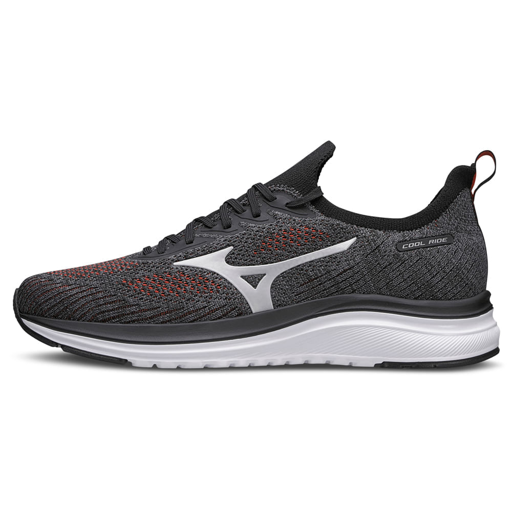 Miniatura Tênis de Corrida Masculino Mizuno Cool Ride Cinza - 34