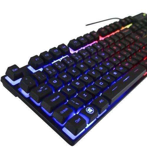 Miniatura Kit Teclado Mouse Gamer Bk-G550 + Fone De Ouvido N818 Preto