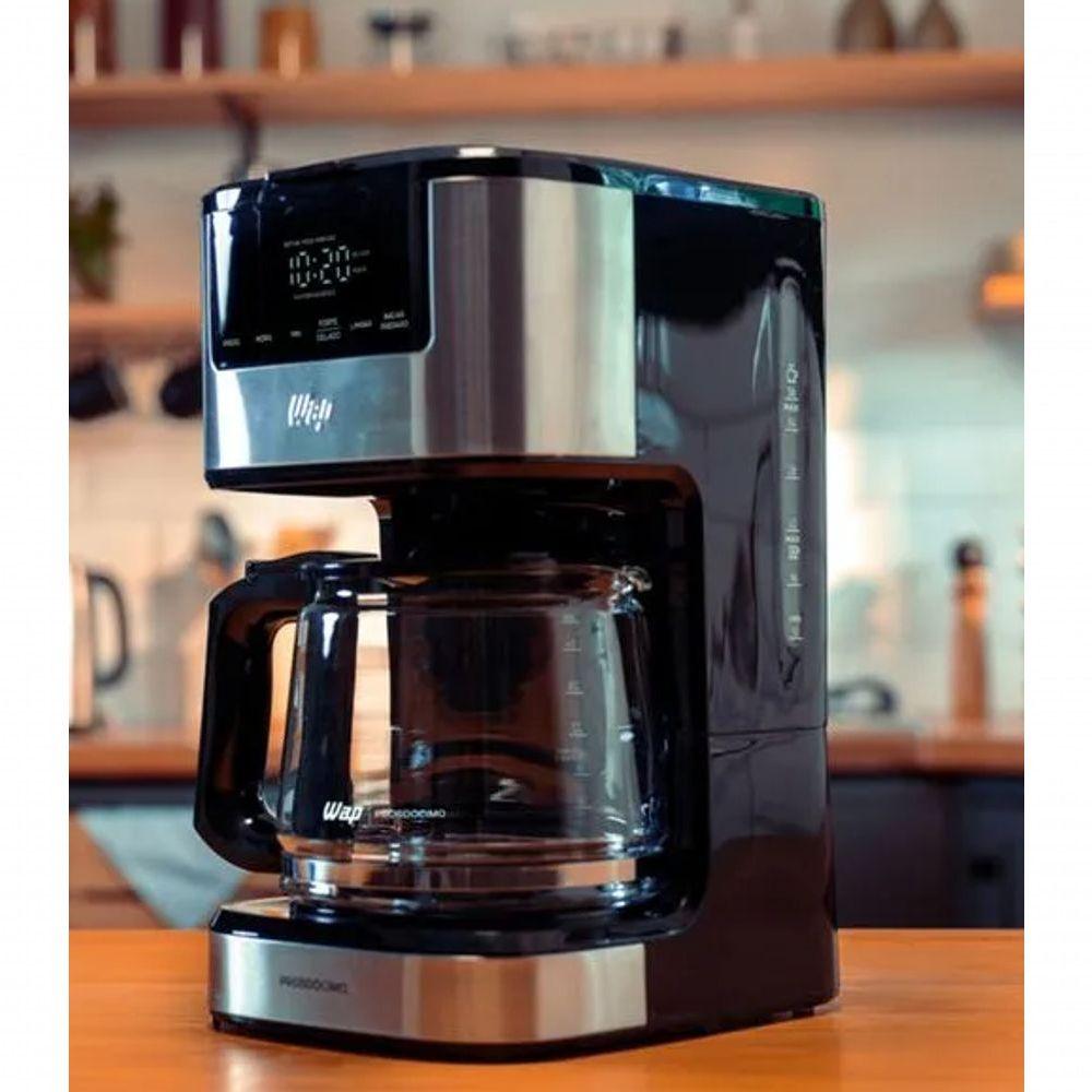 Miniatura Cafeteira Smart Coffee Wap Faz 38 Xicaras Painel Digital 600w 220V