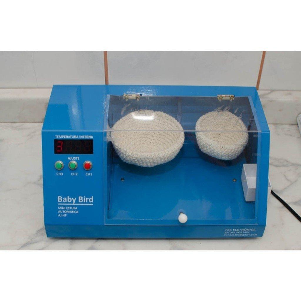 Miniatura Estufa Portatil Para Passaros E Aves Baby Bird Bivolt