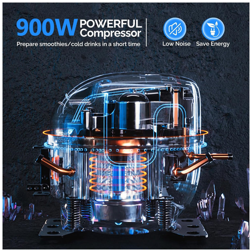 Máquina de Frozen ROVSUN, 45L X 3 Tanques de Slushie, Eficiente em Resfriamento para Casa, Restaurante, Bar e Festas