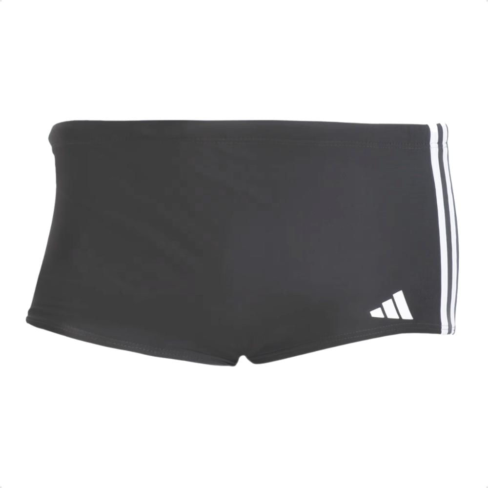 Sunga Adidas 3 Listras Grafite / Branco - G