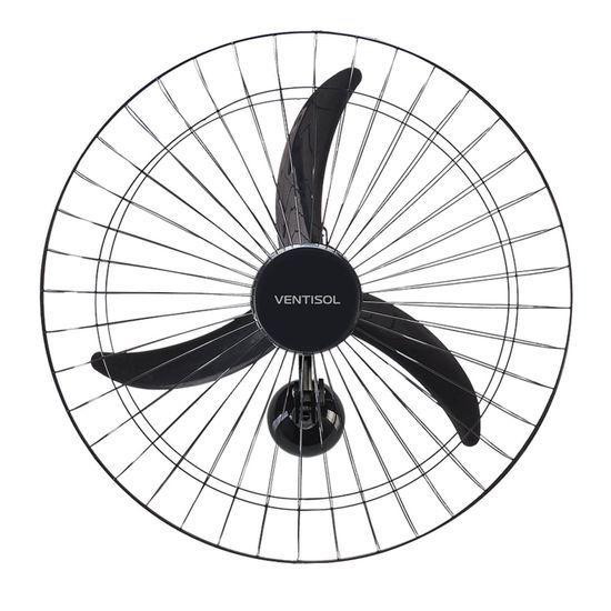 Miniatura Ventilador Parede 220V New Premium Preto Ventisol